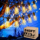 Outdoor Patio String Lights 120FT Led Waterproof ST38 Vintage Edison Zuske 1204 New. Price: $154.99.