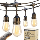 Outdoor String Lights 100FT Dimmable Remote Waterproof Edison Bulb Addlon Patio New. Price: $74.99.