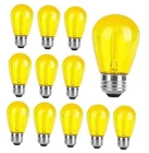 Sxminer 15 Pack S14 Led Bulbs Yellow String Light 1W Plastic New. Price: $28.56.
