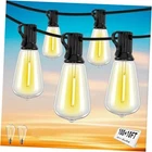100+10FT Led Outdoor String Lights, Patio Deck 100FT+10FT Cord (50 Bulbs) New. Price: $42.90.