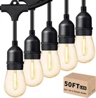 Svater Outdoor Led String Lights 50FT, Patio With 16PCS S14 Shatterpro... New. Price: $52.42.