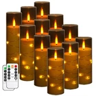 Da By Flameless With Recessed String Light, Battery Operated Candles, Ac New. Price: $48.79.