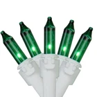 Northlight Set Of 100 Green Mini Christmas 2.5" Spacing - White Wire New. Price: $17.49.