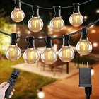 Sanben Outdoor String Lights With Remote, 100FT 50 Led Bulbs Dimmable Patio L... New. Price: $64.61.