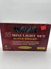 Ministring Lights Christmas Set 35 Darice Inc. Super Bright 10.5 Ft. New. Price: $17.09.
