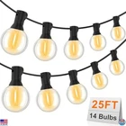 25FT Led Outdoor String Lights - Waterproof G40 Globe Bulbs For Backyard Decor New. Price: $36.46.