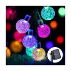 Solar String Lights Outdoor 100 Led 40 Feet Multi-color Crystal Globe ... New. Price: $25.59.