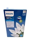 60 Count Philips Warm White Led Faceted C6 String Lighted Length 19.6 Ft New. Price: $10.00.