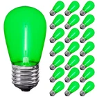 Novelty Lights Outdoor String Replacement Bulbs, 25 Pack S14 Led Edison Open. Price: $32.39.