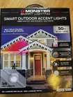 New Monster Smart Lighting Outdoor Accent Lights 50 Feet App Control. Price: $59.95.