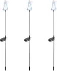 Solar Lights Outdoor 3 Pack Angel Stake With Stainless Steel Pole F New. Price: $61.99.