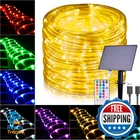 Hozplex Solar Rope Lights Outdoor Waterproof 66FT 200 Led String Fairy New. Price: $79.87.