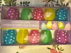 Easter Egg Lights Mini Paper Lanterns Set Of 10 Ul Cert. Indoor/outdoor Amscan New. Price: $24.95.