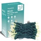 Heyworld 50 Led Warm White Christmas Mini Twinkle Lights 7FT Green Wire Ul IP44 New. Price: $80.82.