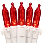 612 Vermont 100 Red Led Christmas Lights White Wire, Ul Approved For Indoo... New. Price: $21.42.