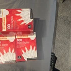 Sylvania 100 Mini Lights Clear, White Wire Indoor/outdoor Christmas New. Price: $17.50.