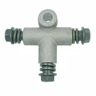 Motorcycle Hydraulic Brake Line Tee Hose Connector 3 Way Adapter With M10 Banjo New. Price: $16.85.