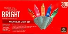 Make The Season Bright 300 Lights Indoor/outdoor Multicolor Light,clear New. Price: $10.50.