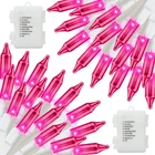 Ziczli 100 Led 2 Pack Pink Valentines Day Lights, 17.4FT Battery Operated Mini New. Price: $34.35.