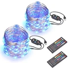 2PCS 33FT Led String Lights 20-COLOR With Remote Bluetooth Garden Party Closeout New. Price: $46.90.