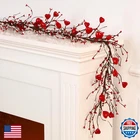 Yuxung Valentine's Day 4.5FT Pip Berry Garland With 30 Led Fairy Lights New. Price: $45.64.
