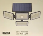 Package Of 2 Zhongshan Mokot Solar Powered Led Wall Mount Light Sensor New. Price: $45.00.