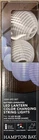 Hampton Bay Outdoor/indoor 7' 10-LIGHT Battery Powered Paper String Lantern New. Price: $12.00.