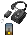 Dewenwils Wi-fi Matter Smart Dimmer Plug, Outdoor For String Lights, Work New. Price: $46.08.
