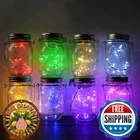 Miaro 8 Pack Mason Jar Lights, 20 Led Solar Warm White Fairy String Lids New. Price: $43.66.