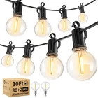 50FEET G40 Outdoor Patio String Connectable Globe Lights With 52 Clear New. Price: $40.99.
