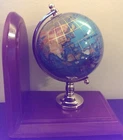 Gemstone World Globe Light Blue 4"(110MM) Diameter Bookend Best Price Available. Price: $49.99.