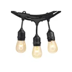 2-PACK Sunthin Outdoor String Lights 48FT Commercial Grade 15 Bulbs New. Price: $56.00.