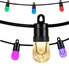 Ecoscapes 24' Wi-fi Color-changing Led Caf Lights By Enbrighten 12 Bulbs New. Price: $75.00.
