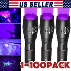 Uv Flashlight Black Super Bright 120000LM Torch Ultra Violet Lamp Led New. Price: $6.49.