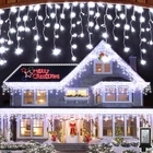 82FT 810 Led Christmas Lights 180 Ice Drops, 12 Lighting Modes And Timer Memo... New. Price: $69.02.