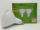 Pack BR40 Led 11W 2700K Warm White Indoor/outdoor Flood Light Bulbs 75 Watt New. Price: $16.84.