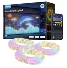 Govee Rgb Curtain Lights 2 1560 Leds Model H70B5 New (open Box). Price: $210.00.