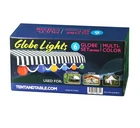 6 Globe Set Mixed Colors With White Cord 30 Ft Outdoor String New. Price: $149.99.