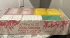 Vintage Strand Of 7 Royal Hawaiian 8" Large Party Tiki Light String Sealed Box New. Price: $25.00.
