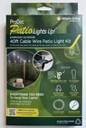 Cable Wire Kit Patio Light Clips 40 Ft Simple Living Solutions Prodec New. Price: $19.79.