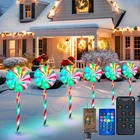 Brightown 6 Pack Smart Lollipop Christmas Pathway Lights Outdoor - 27IN 120 Led New. Price: $143.43.