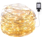 Minetom Fairy Lights Plug In, 33FT 100 Leds Waterproof Silver Wire Firefly New. Price: $12.70.