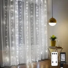 Suddus Curtain Lights Outdoor, String For Bedroom, Window, Wall, Wedding, New. Price: $32.57.