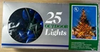Vintage Foremost Industries 25 Outdoor Blue Christmas Lights Weatherproof W/ Box Used. Price: $11.96.