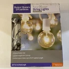 Better Homes & Gardens Set Of 20 Count String Lights Clear Glass Needs Bulbs Used. Price: $12.00.