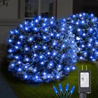 Blue Christmas Net Lights Outdoor 5FT X 6FT Connectable, 120LED 8 Modes Water... New. Price: $90.59.
