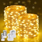 Jmexsuss Pack Fairy Lights Battery Operated With Remote, Total 400 Led 132FT New. Price: $32.47.