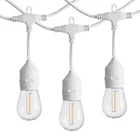 Sunthin 50FT Outdoor White String Light With 16 1W Led Shatterproof Filament ... New. Price: $69.19.