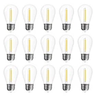 Jslinter S14 Led Bulbs, 15-PACK, 1W Energy-efficient Outdoor String Lights, 2... New. Price: $17.75.