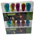 Hd Designs Outdoor Patio Coloful Textured Edison String Lights Set 2 New. Price: $28.95.